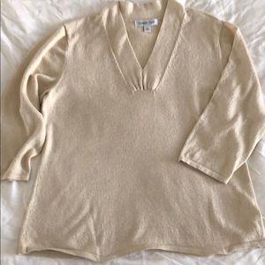 Coldwater Creek 3/4 Sleeve Sweater, Size XL